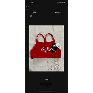 TYR Swimsuit Girls Top, GUARD REV D-BACK WOB, Size XS, M